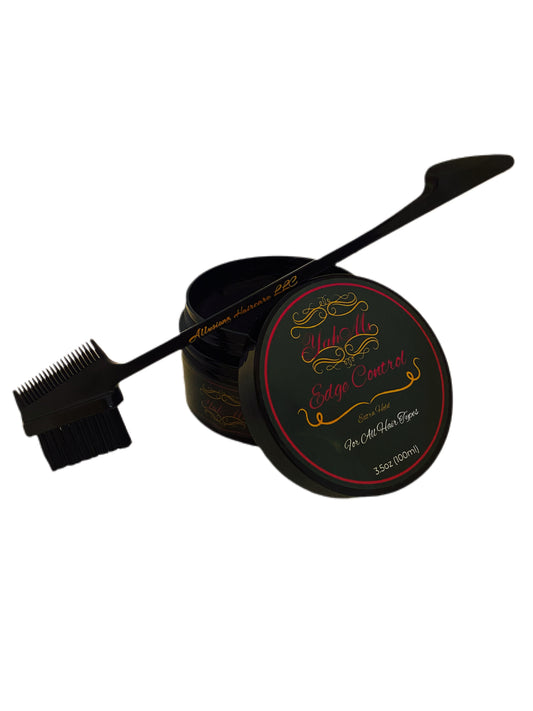 YahMi Extra hold Edge Control w/Free Allusionz Haircare Edge Brush